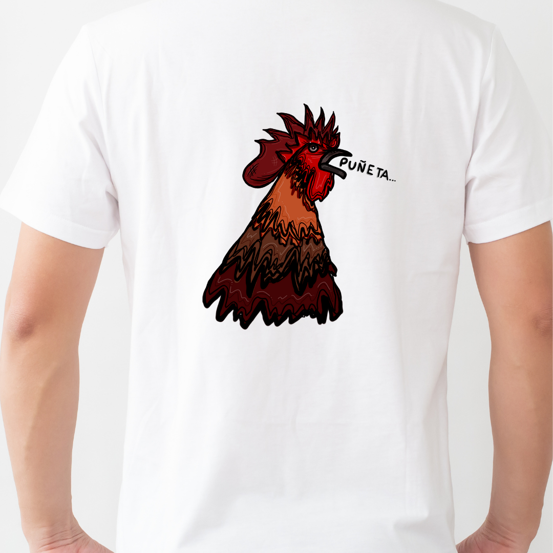 "Puñeta" Rooster Oversized TShirt